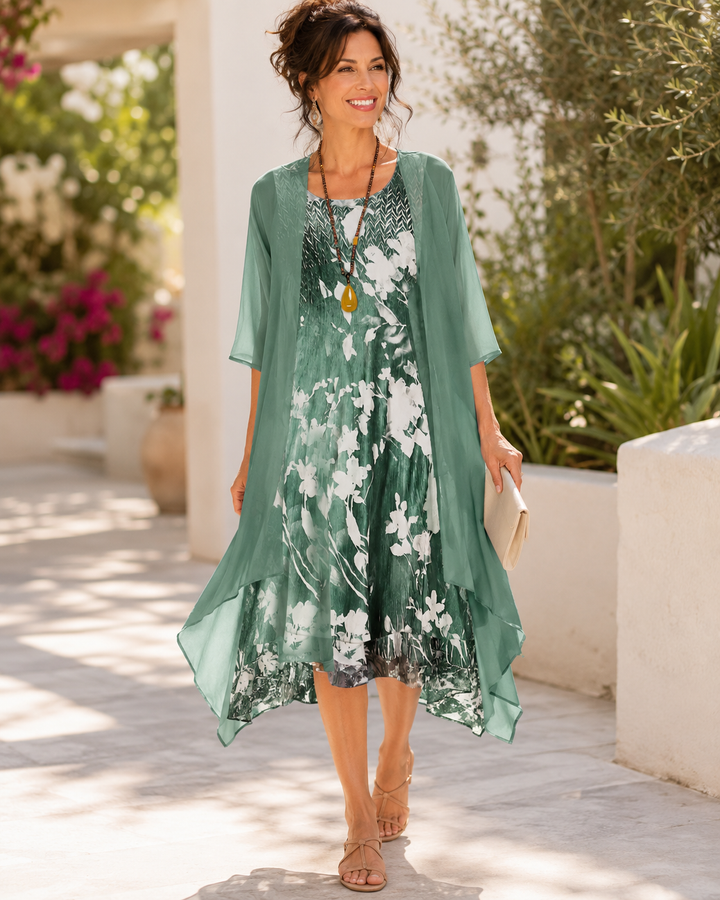 Evora - Vestido de fiesta vaporoso