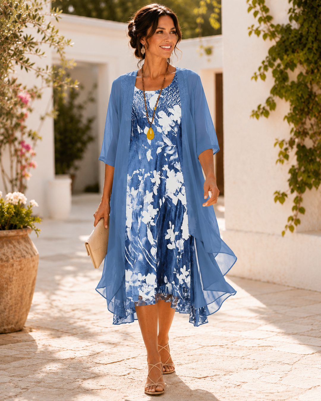 Evora - Vestido de fiesta vaporoso