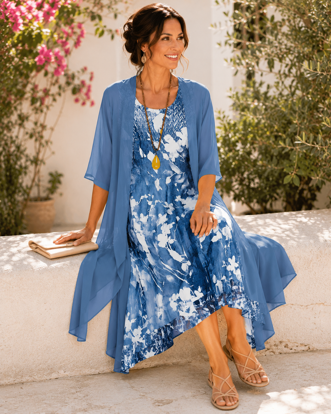 Evora - Vestido de fiesta vaporoso
