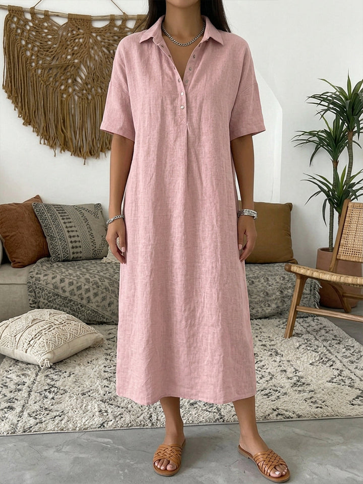 Isavelle - Vestido camisero fluido