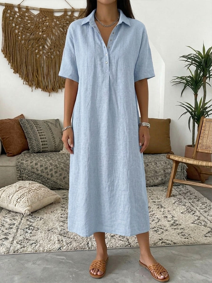 Isavelle - Vestido camisero fluido