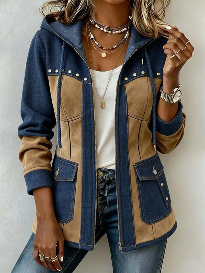 Caelina - Chaqueta con capucha premium