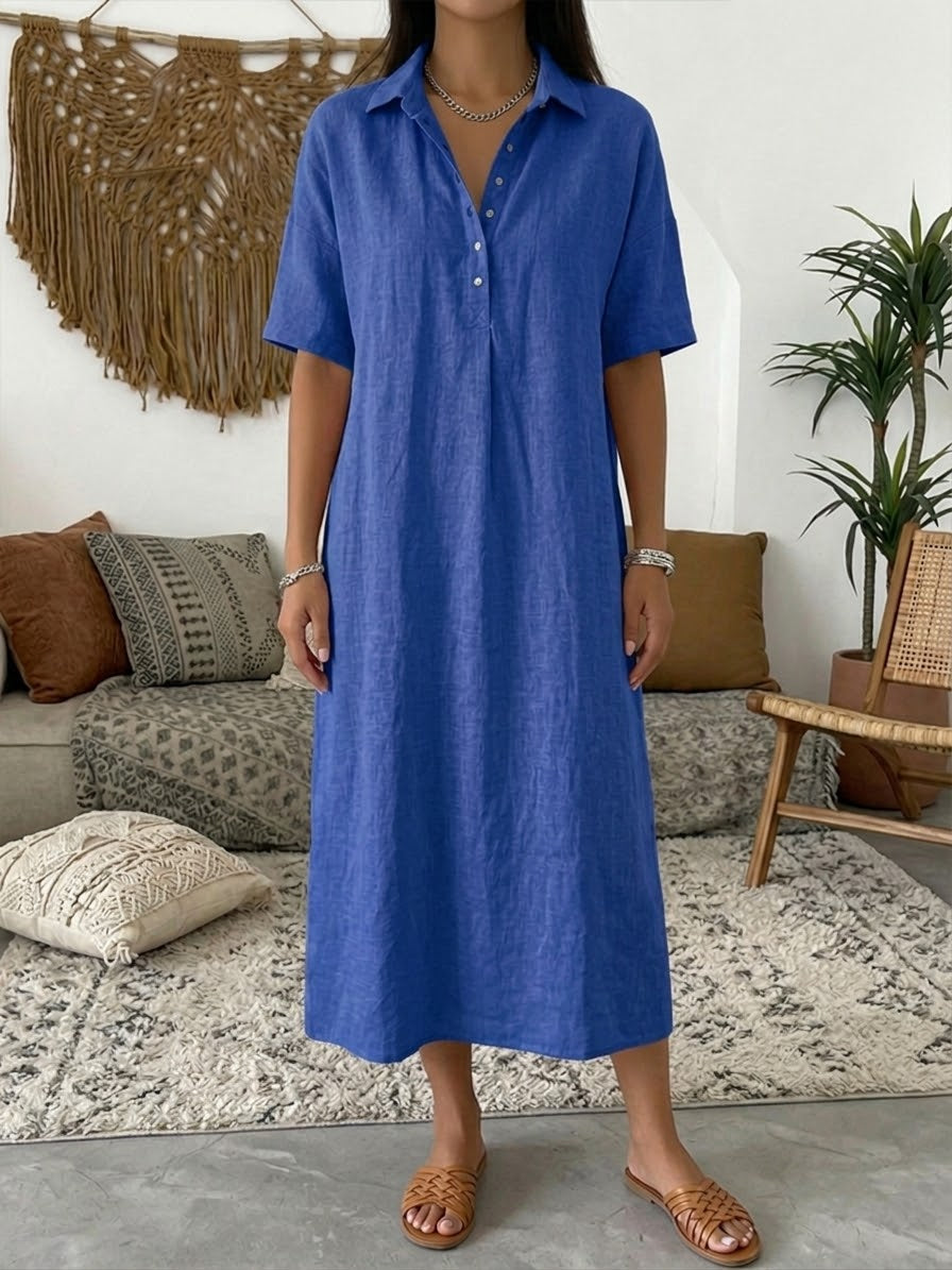 Isavelle - Vestido camisero fluido