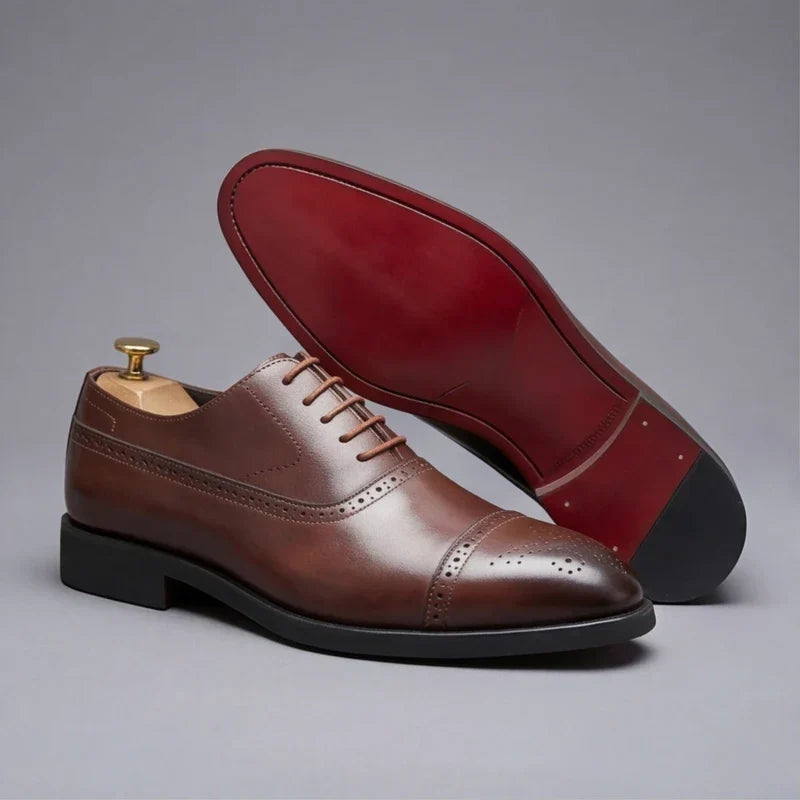 Arvid - Zapatos Oxford de puntera recta premium