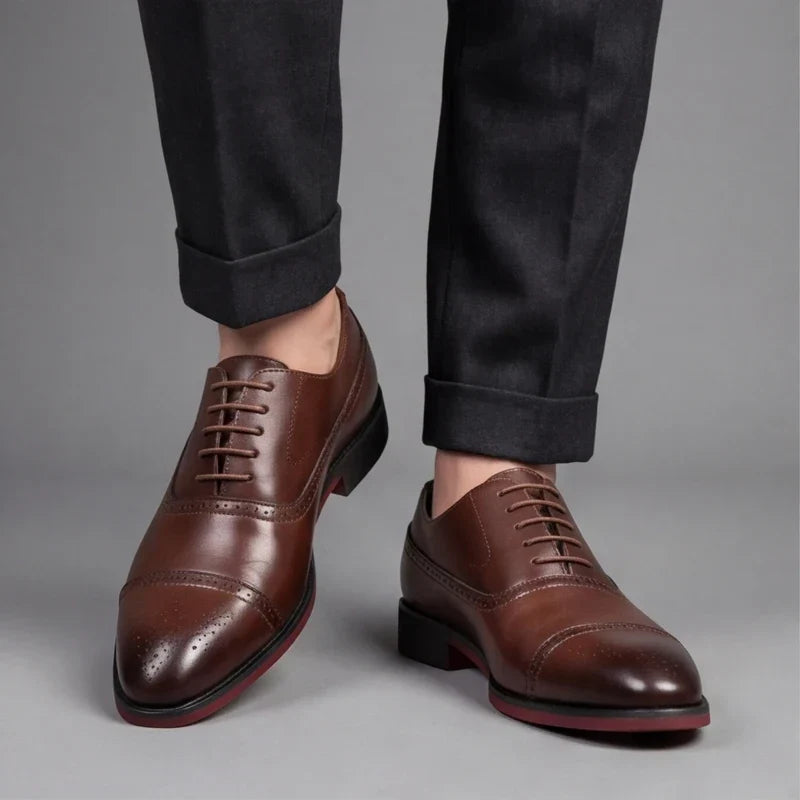 Arvid - Zapatos Oxford de puntera recta premium