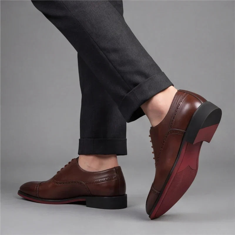 Arvid - Zapatos Oxford de puntera recta premium