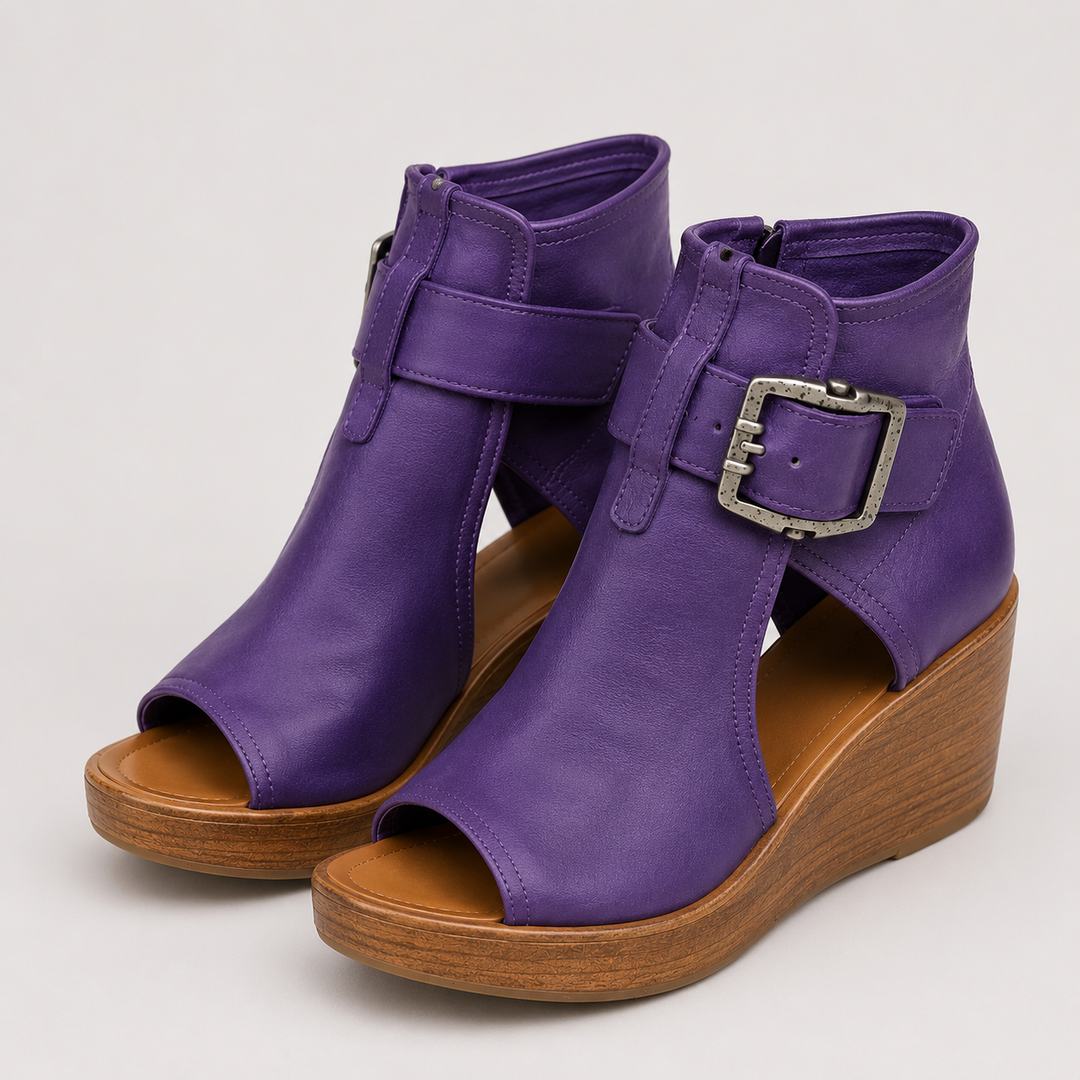 Fayre - Botines de cuña acolchados
