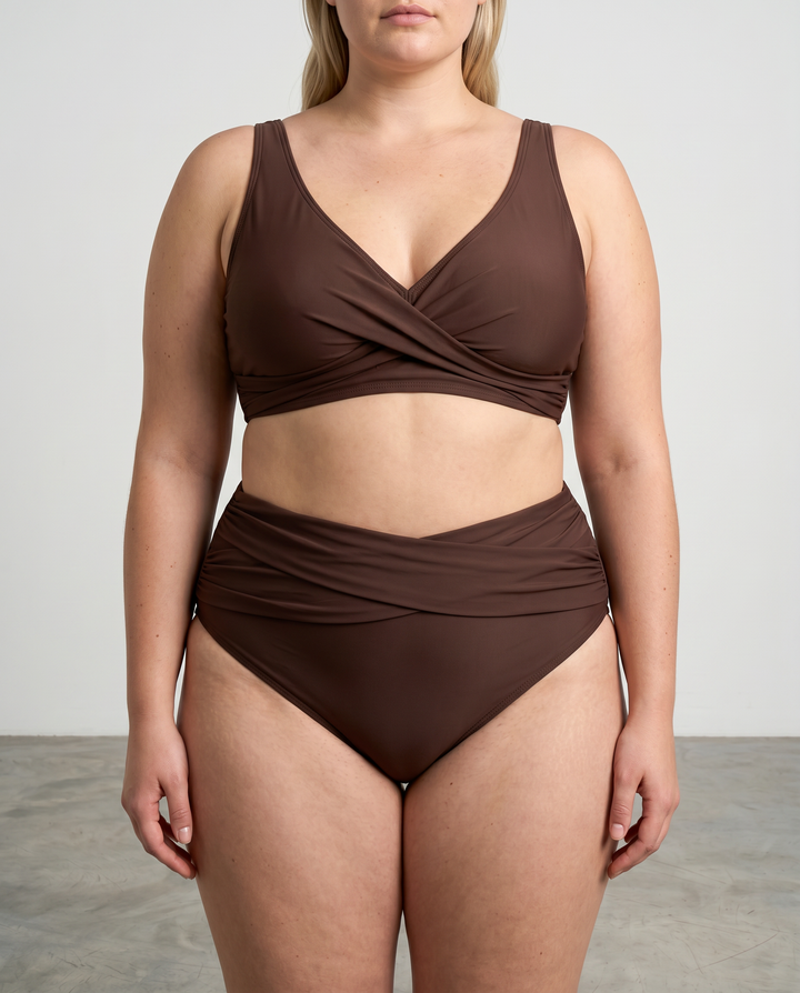 Avelyn - Bikini cruzado efecto moldeador