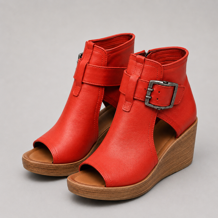 Fayre - Botines de cuña acolchados