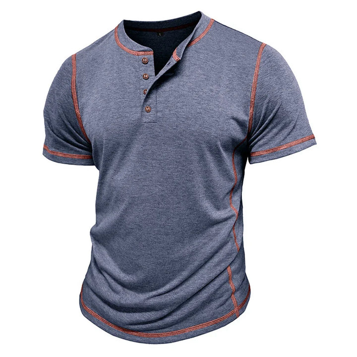 Bardwell - Camiseta henley suave al tacto
