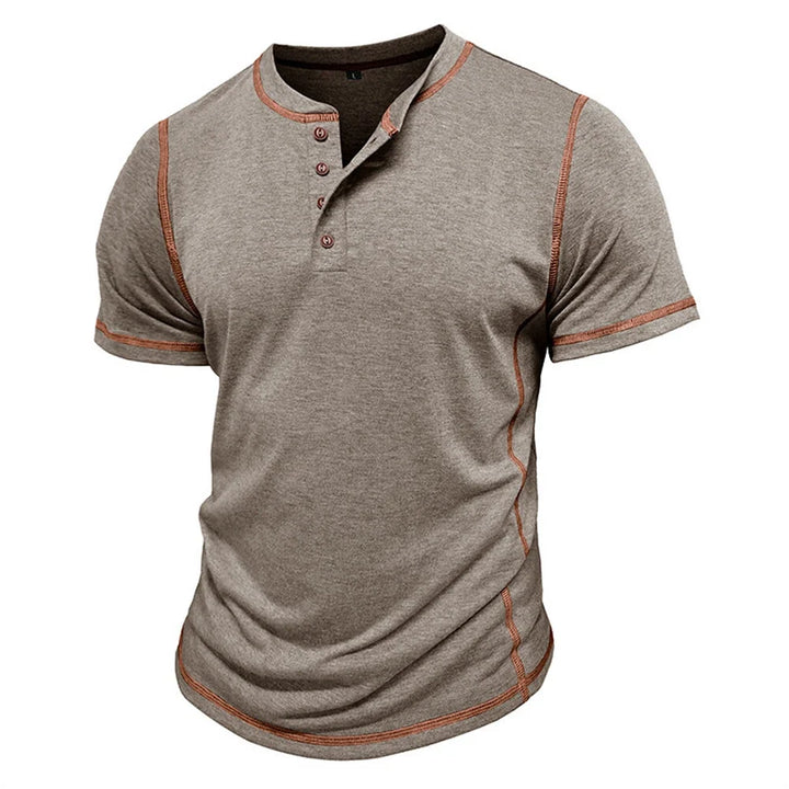 Bardwell - Camiseta henley suave al tacto