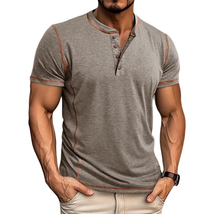 Bardwell - Camiseta henley suave al tacto