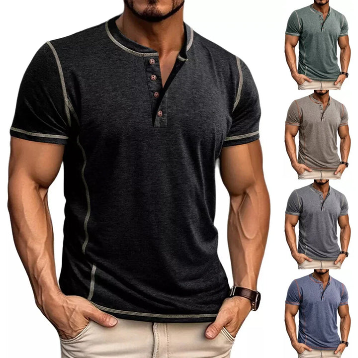 Bardwell - Camiseta henley suave al tacto