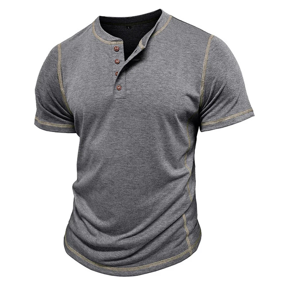 Bardwell - Camiseta henley suave al tacto