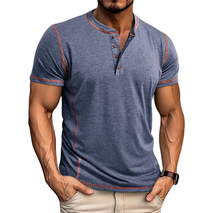 Bardwell - Camiseta henley suave al tacto