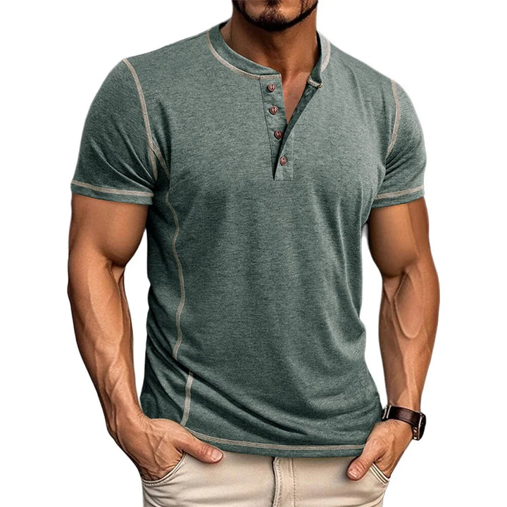 Bardwell - Camiseta henley suave al tacto