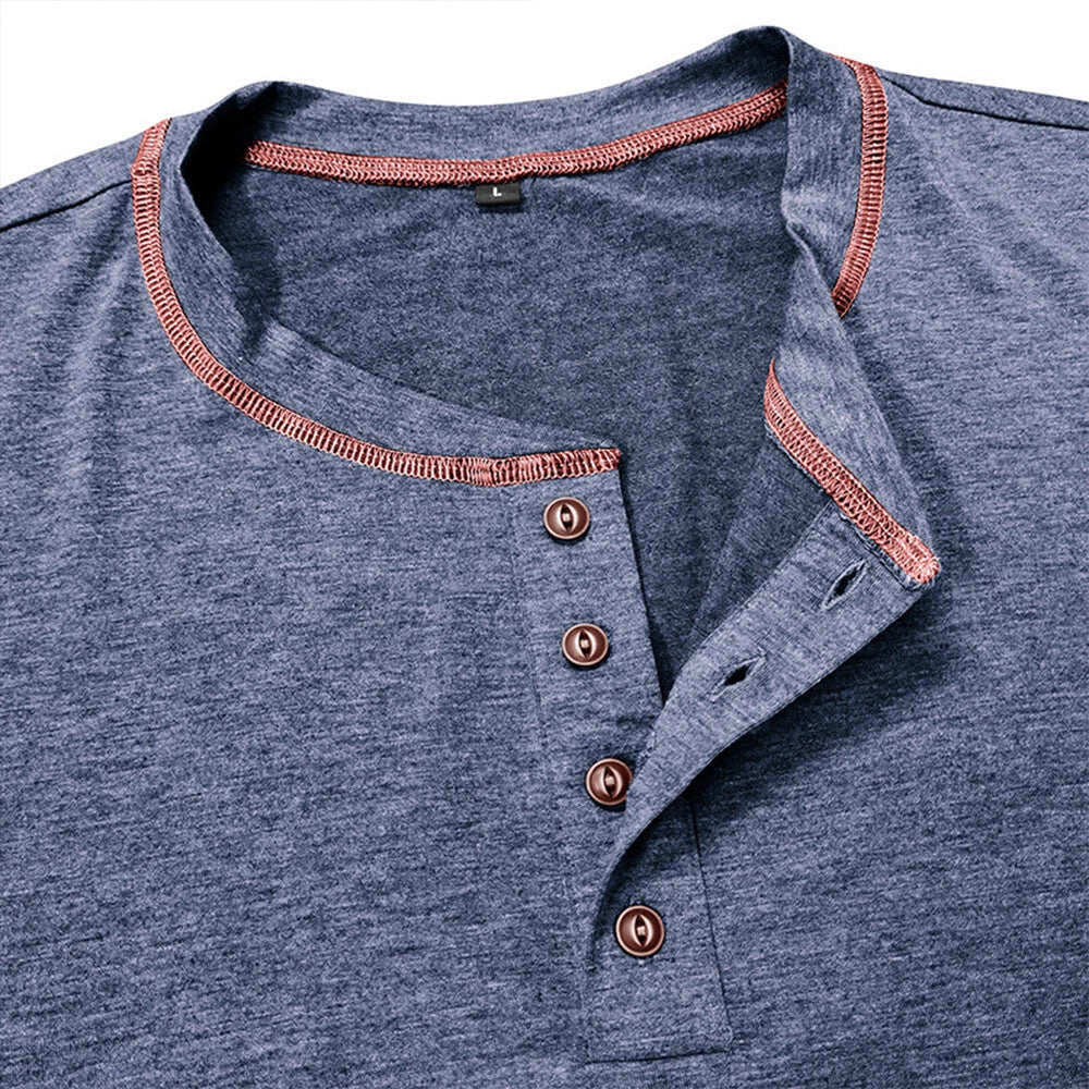 Bardwell - Camiseta henley suave al tacto