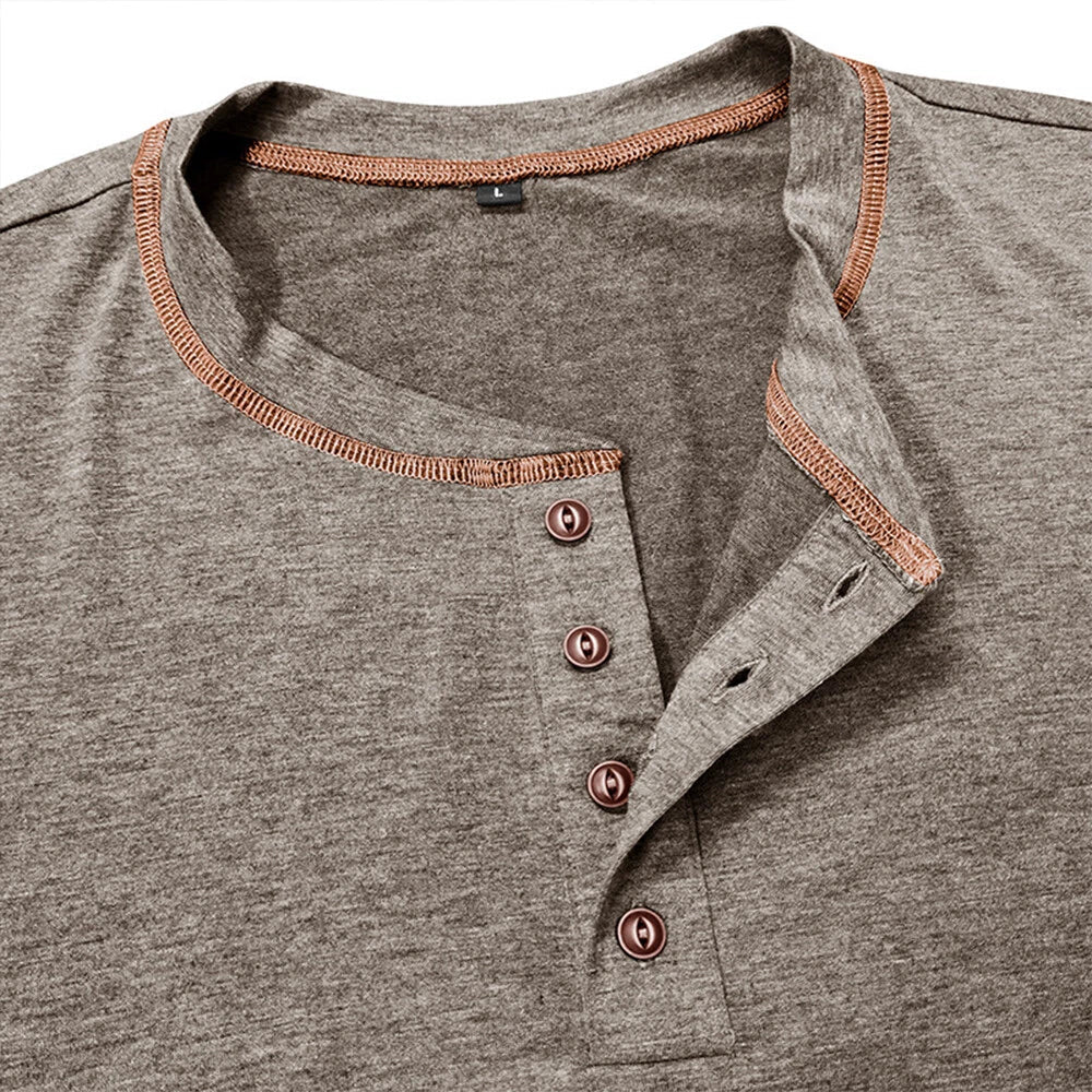 Bardwell - Camiseta henley suave al tacto