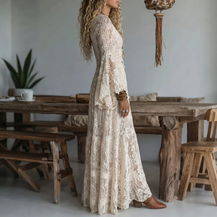 Lucasta - Vestido largo boho premium