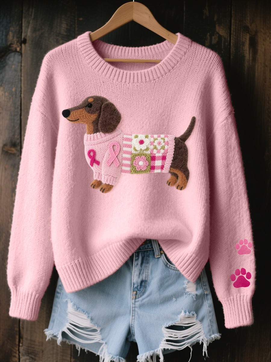 Caravine - Jersey de punto patchwork para perros