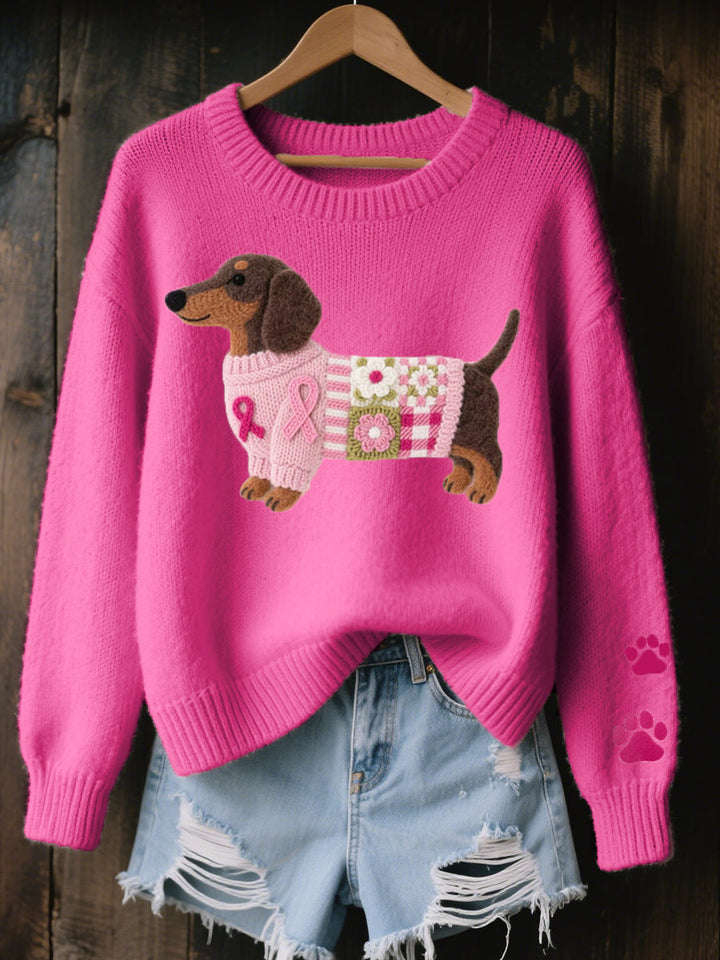 Caravine - Jersey de punto patchwork para perros