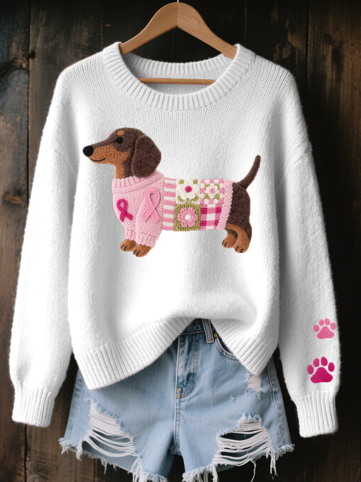 Caravine - Jersey de punto patchwork para perros