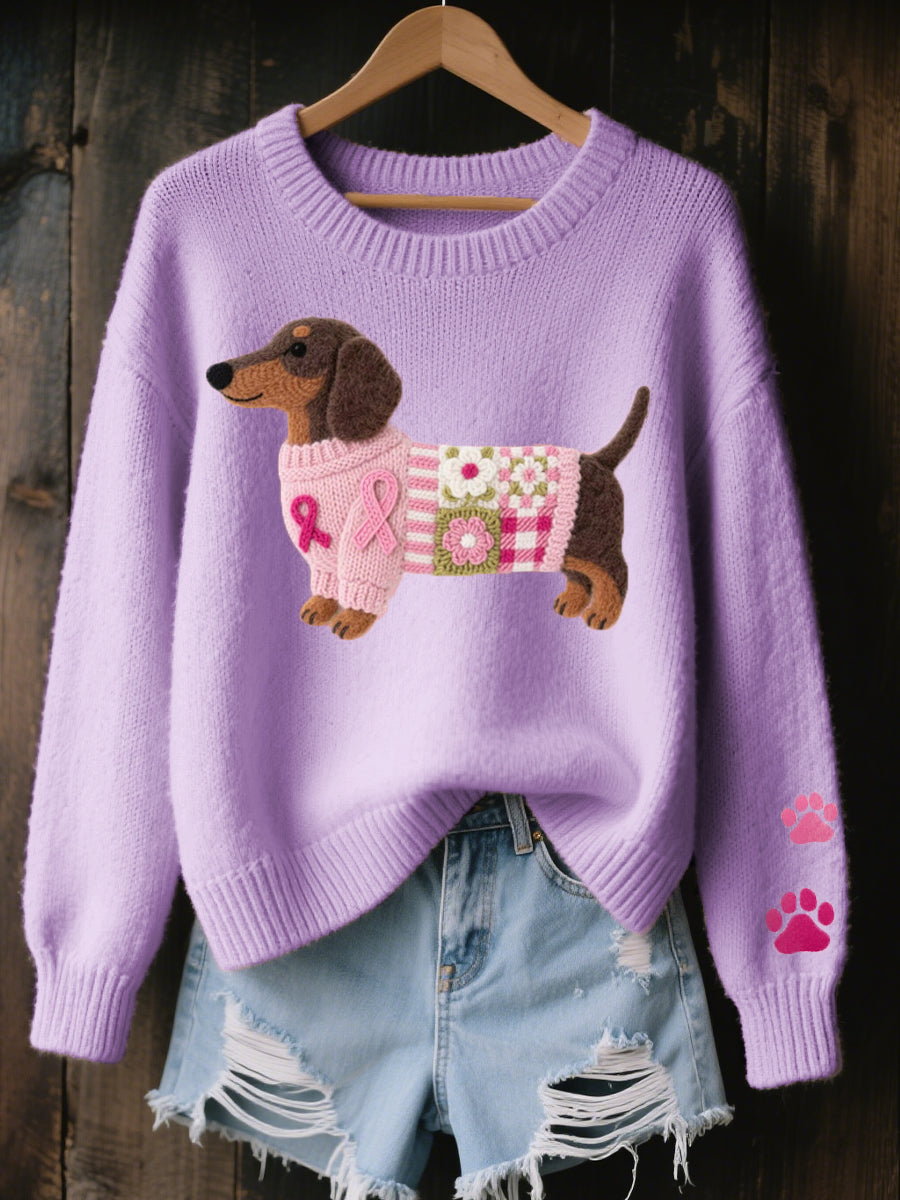 Caravine - Jersey de punto patchwork para perros