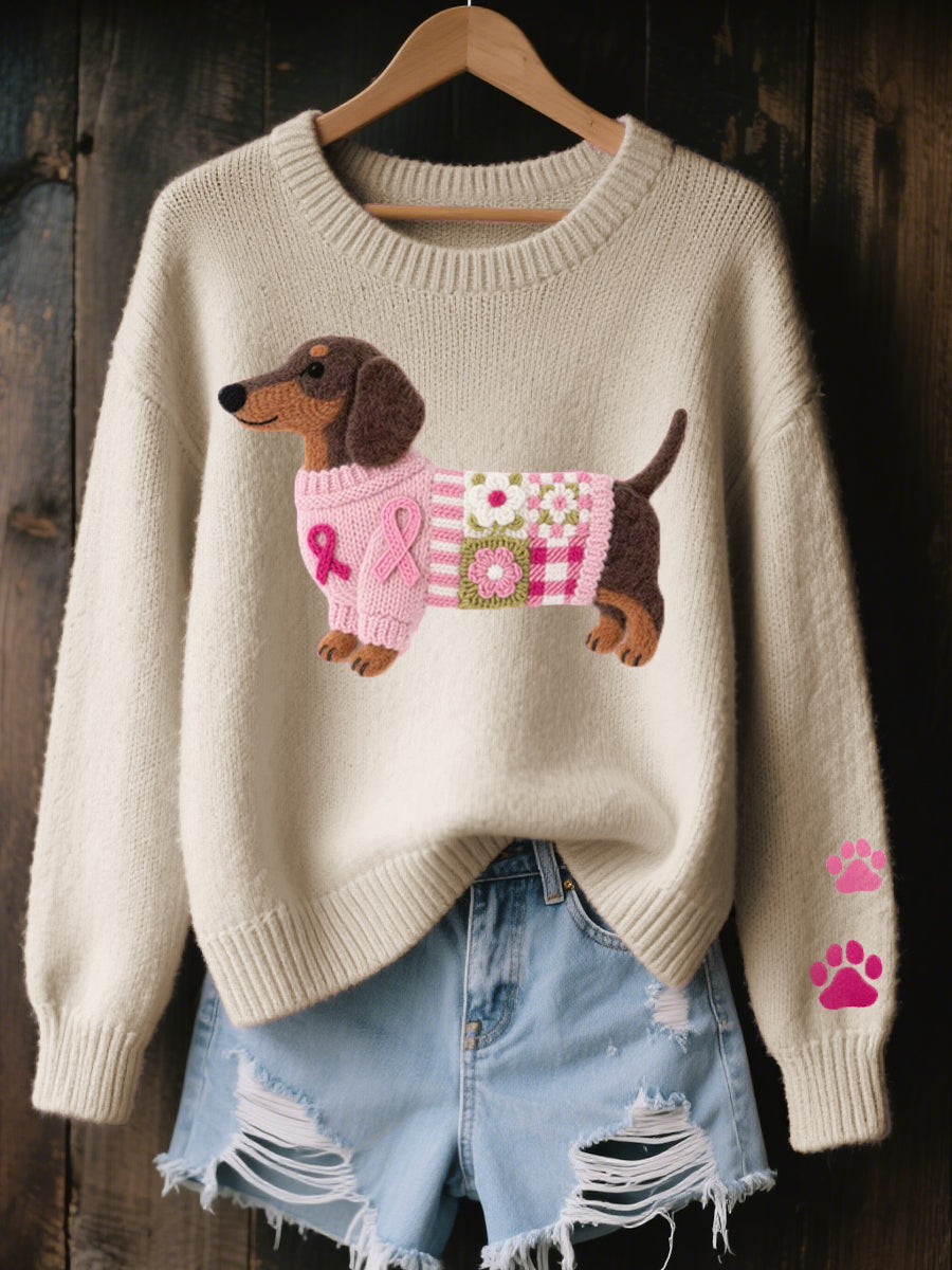 Caravine - Jersey de punto patchwork para perros