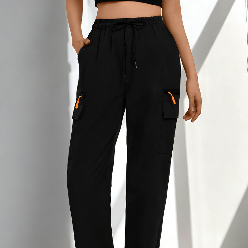 Becca - Pantalón cargo con cordón ajustable