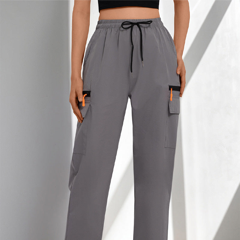 Becca - Pantalón cargo con cordón ajustable