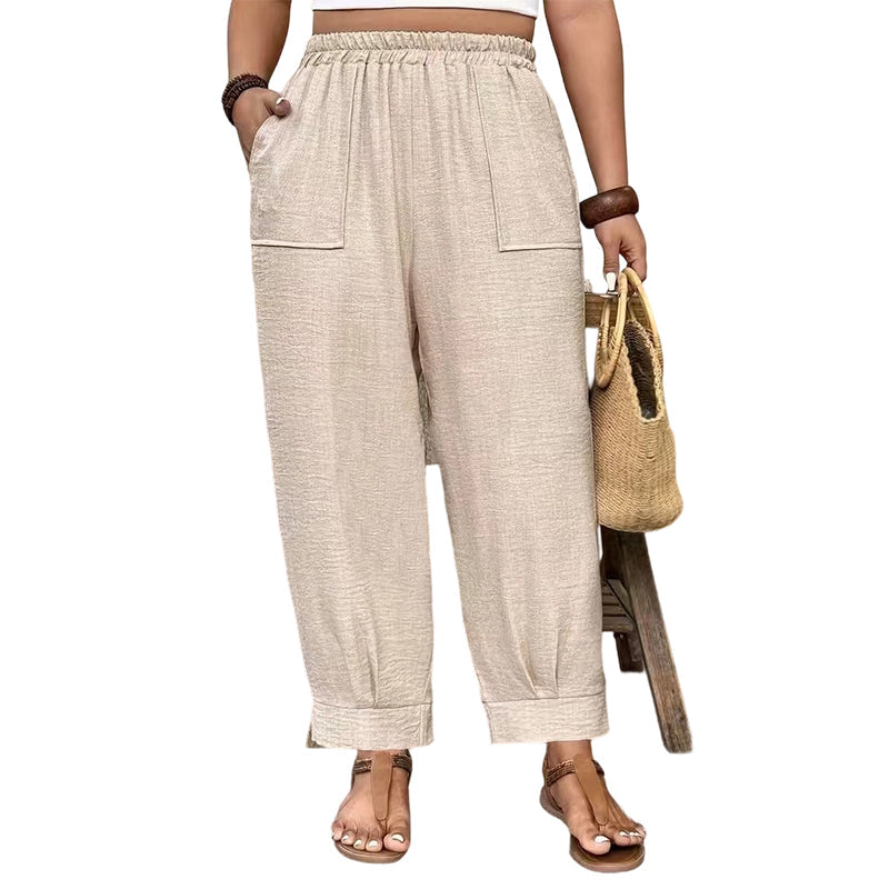 Perdita - Pantalón de pernera ancha y tacto suave