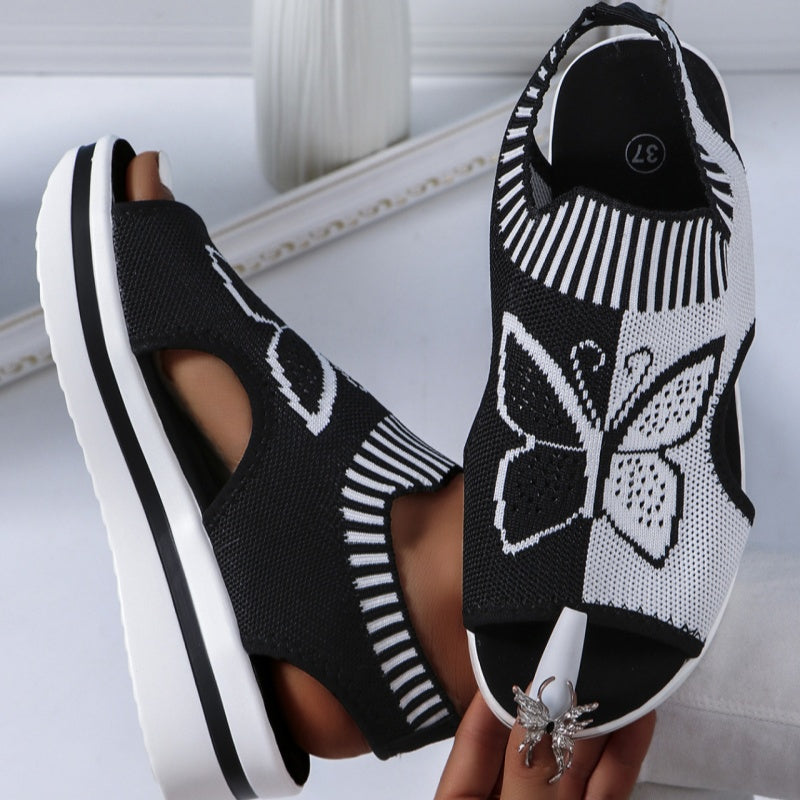 Valessia - Sandalias de plataforma acolchadas