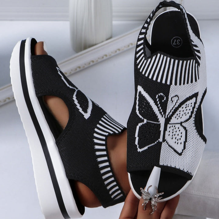 Valessia - Sandalias de plataforma acolchadas