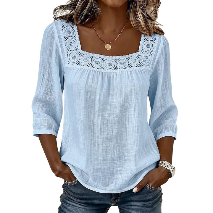 Sadie - Blusa de lino ligera