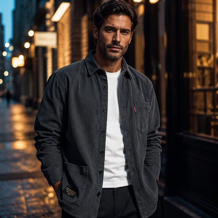 Jasten - Sobrecamisa de pana vintage