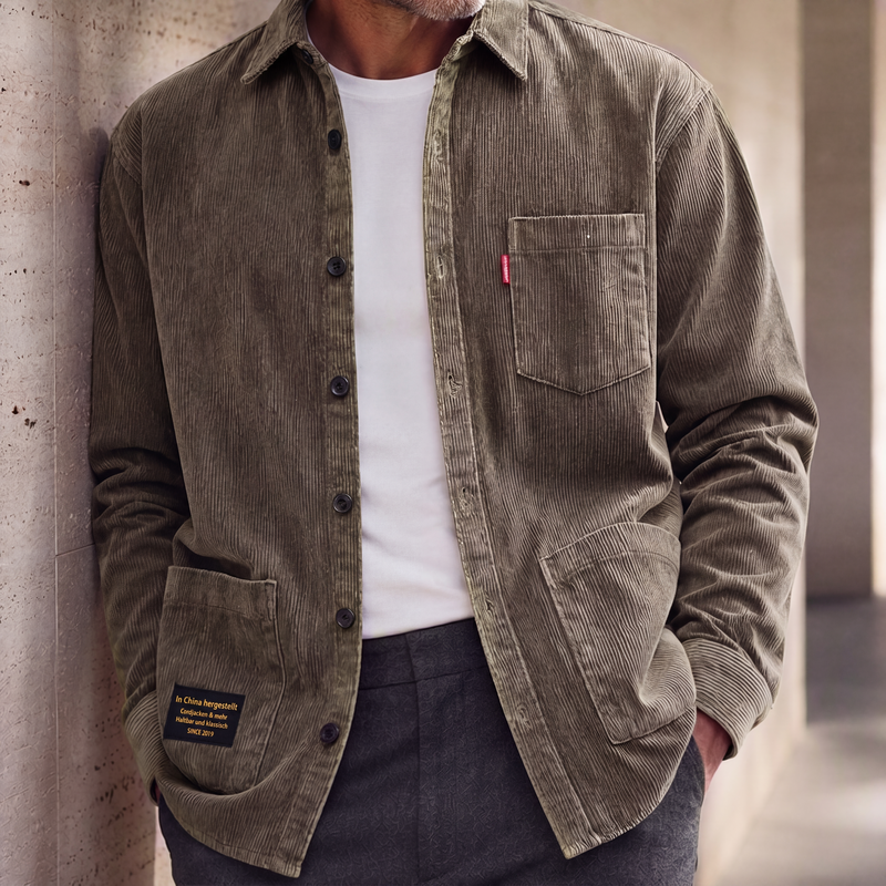 Jasten - Sobrecamisa de pana vintage