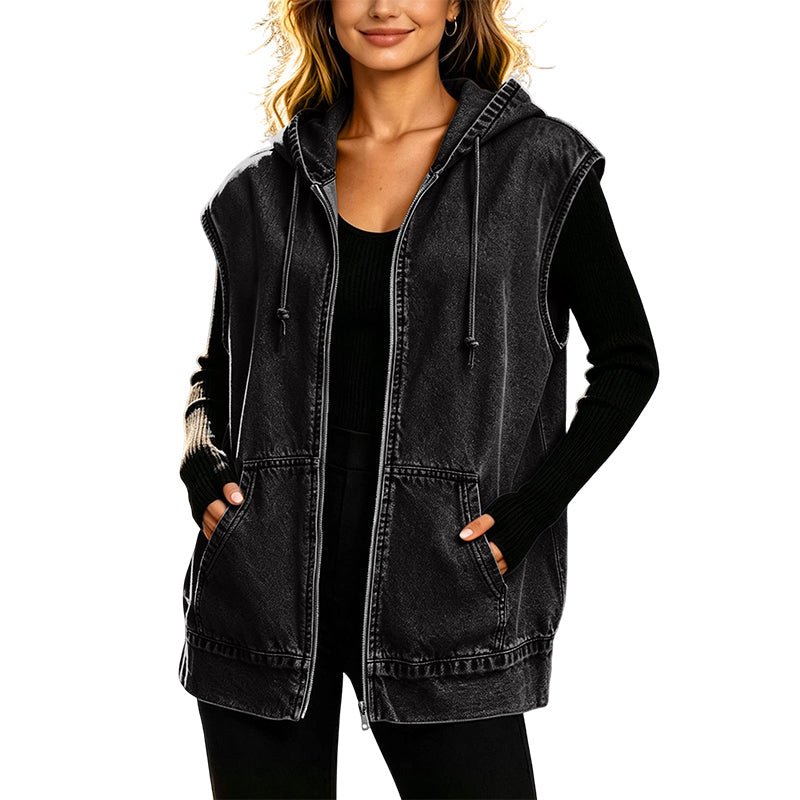 Anemora - Chaqueta con capucha oversize premium