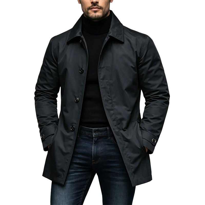 Cassius - Gabardina impermeable de tres cuartos