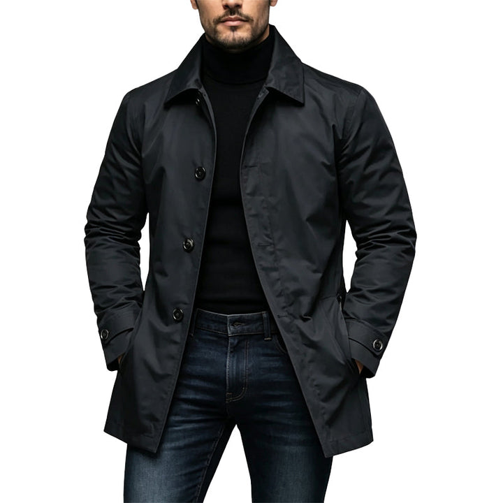Cassius - Gabardina impermeable de tres cuartos