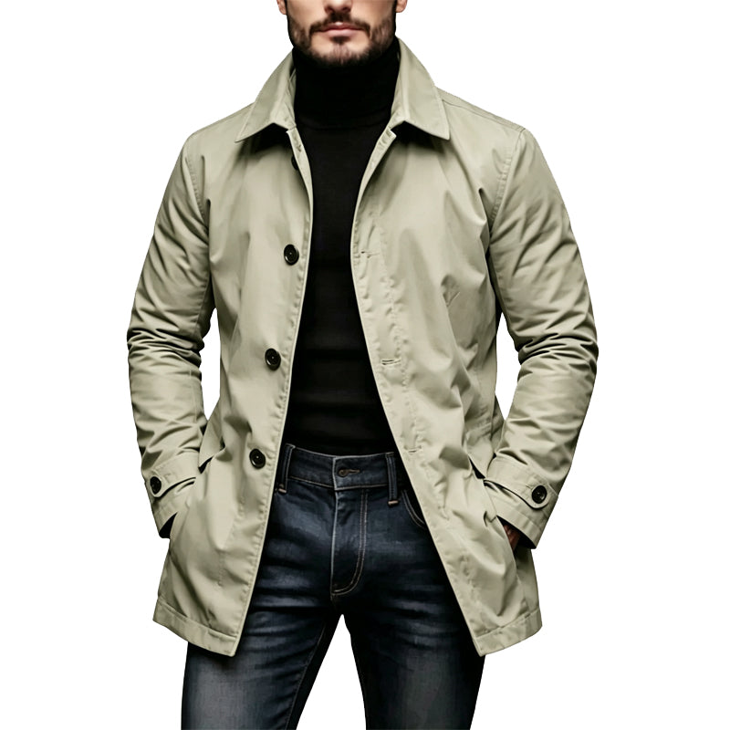 Cassius - Gabardina impermeable de tres cuartos