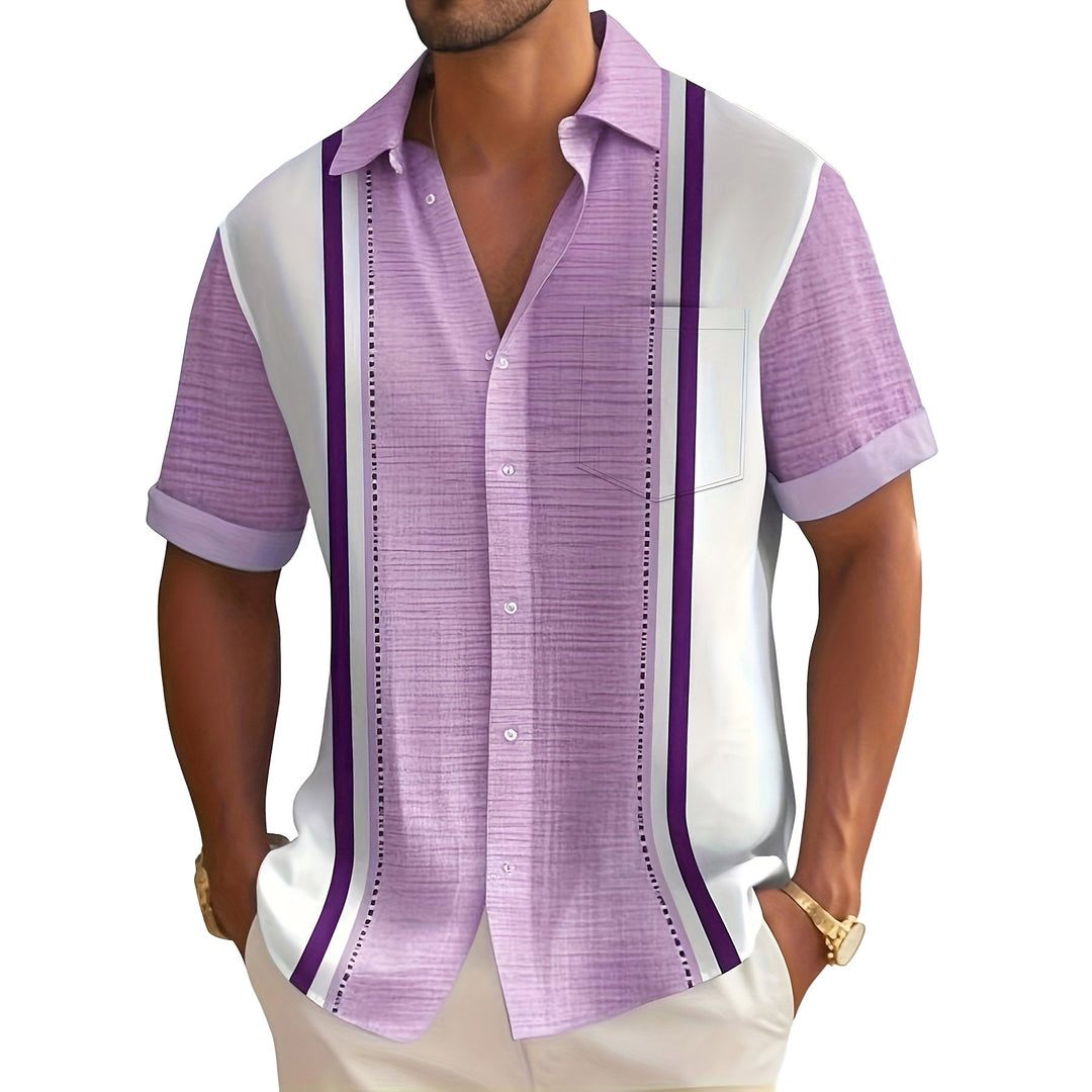 Chetford - Camisa resort texturizada
