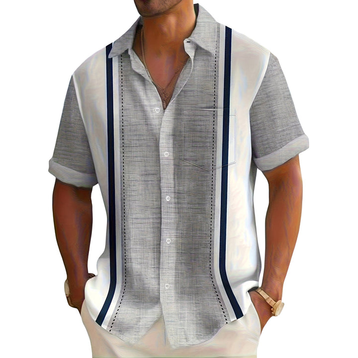 Chetford - Camisa resort texturizada