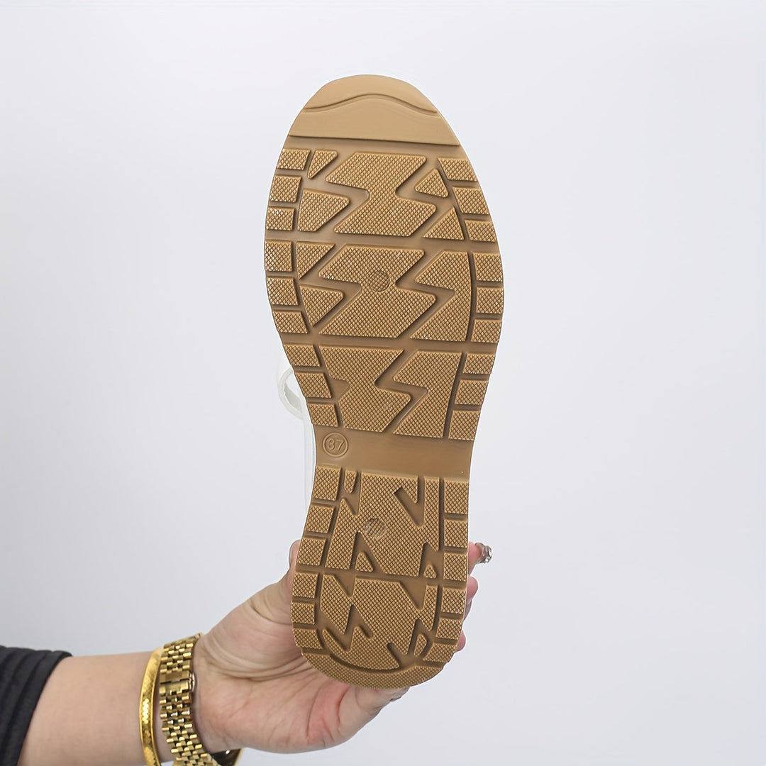 Novessia - Sandalias de cuña con plataforma y detalle calado