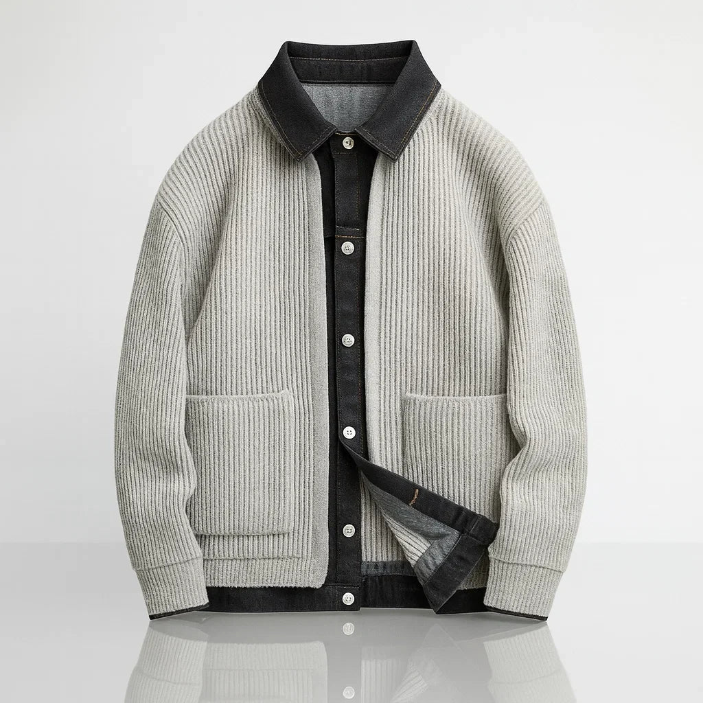 Antrick - Chaqueta utilitaria texturizada