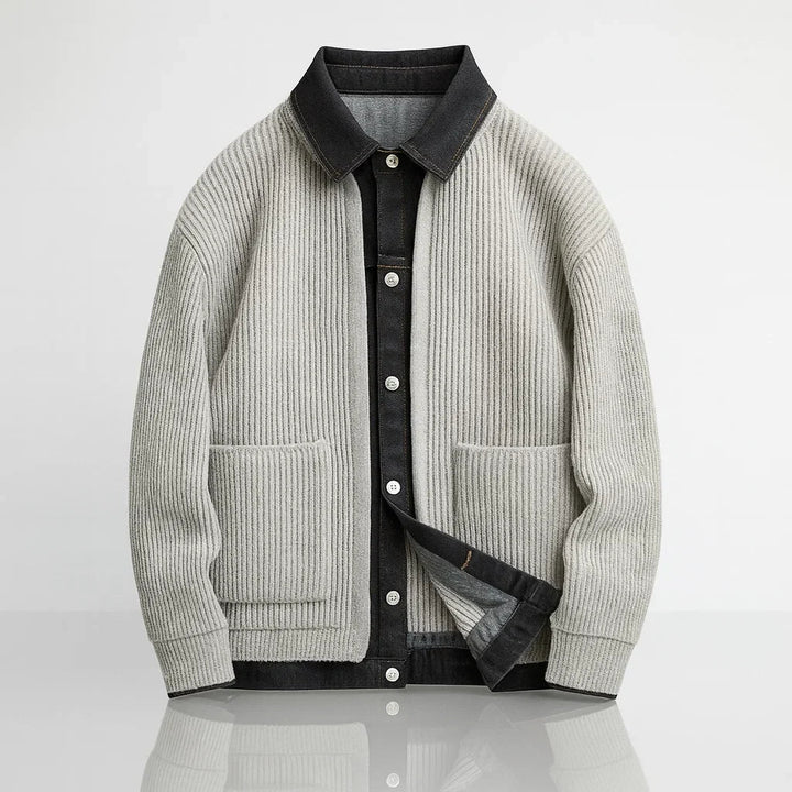 Antrick - Chaqueta utilitaria texturizada