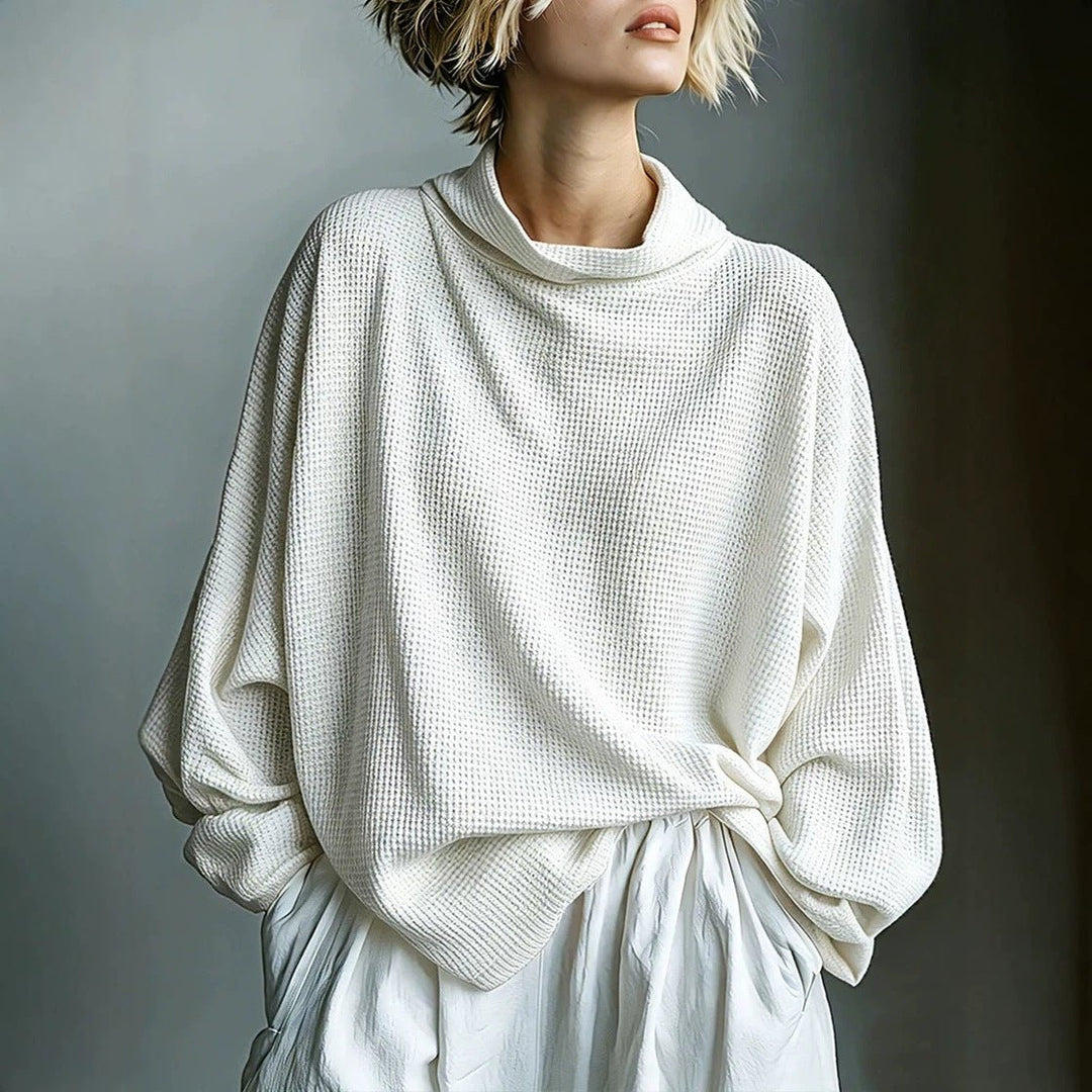 Aella - Top de cuello alto texturizado oversize