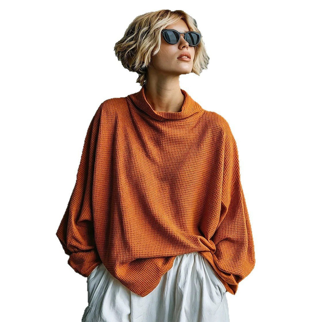 Aella - Top de cuello alto texturizado oversize