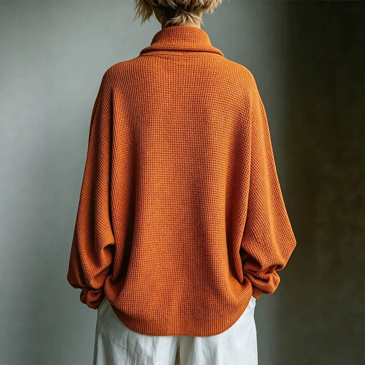 Aella - Top de cuello alto texturizado oversize