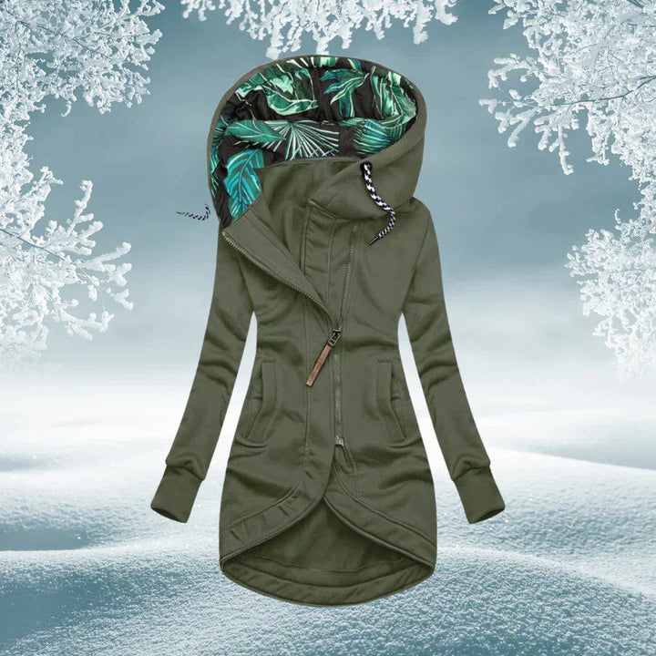 Malina - Chaqueta con capucha aislante de tacto suave