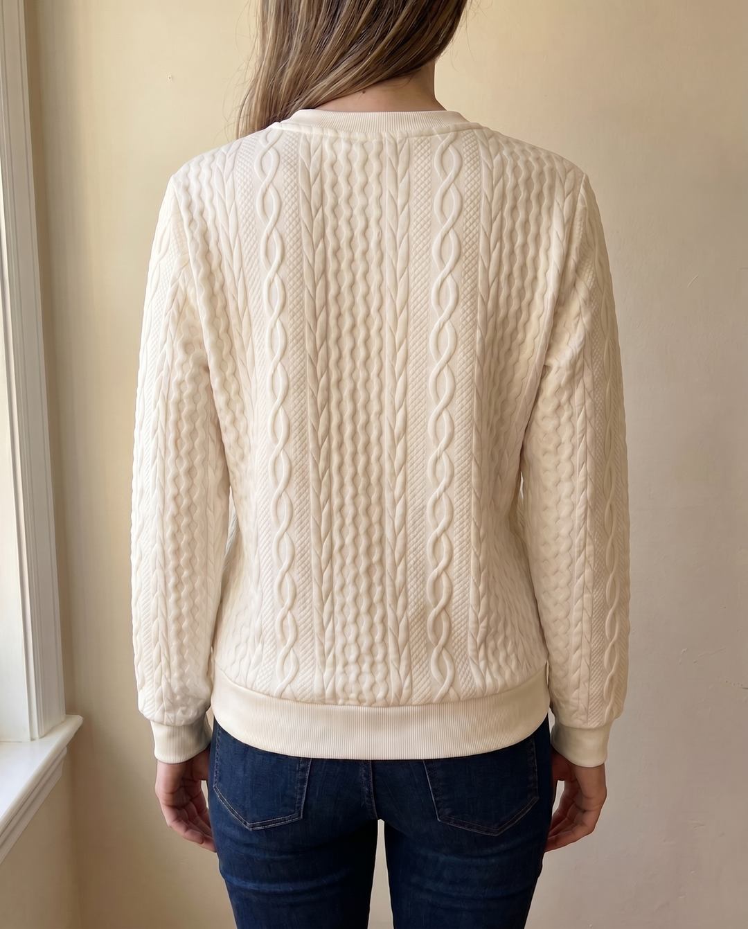 Darla - Jersey texturizado con cremallera